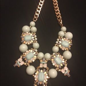 Light green statement necklace